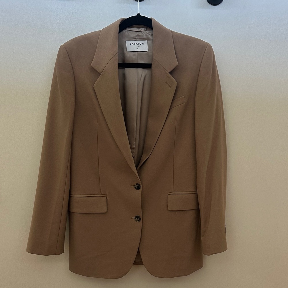Aritzia Babaton Wool Blazer- XS tan